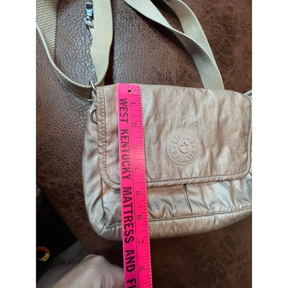 Kipling Shayna Metallic Crossbody Bag Kawaii Skater Cute Goth 90s - Picture 7 of 10